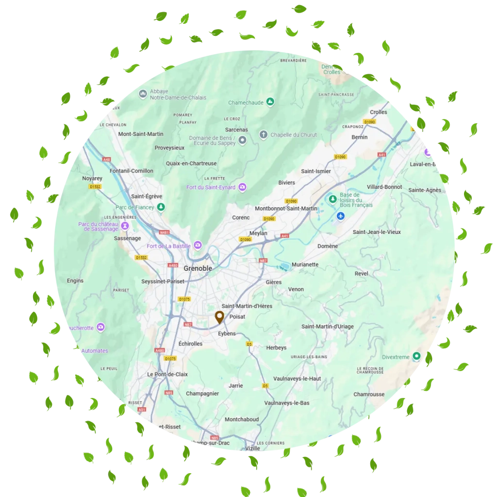 zone d'intervention Elageur Grimpeur Poisat